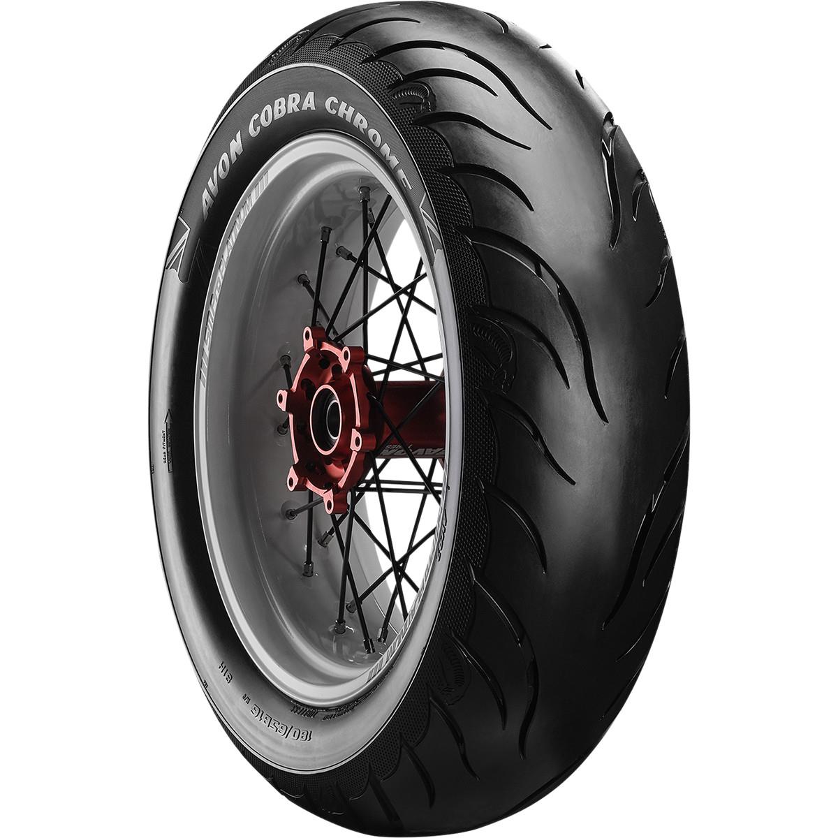 Avon Tyres 638162 Cobra Chrome AV92 Rear Tire - MT90B16