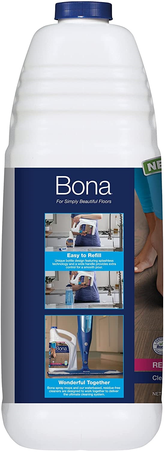 Bona Hardwood Floor Cleaner Refill. 128 Ounce. 1 Gallon
