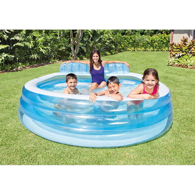 Intex  Swim Center 7.5-ft x 7.16-ft x 31-in Round Above-Ground Pool