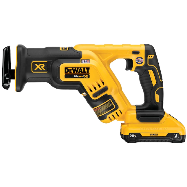 DEWALT DCS367L1 20-Volt MAX XR Cordless Brushless Compact Reciprocating Saw with (1) 20-Volt Battery 3.0Ah & Charger