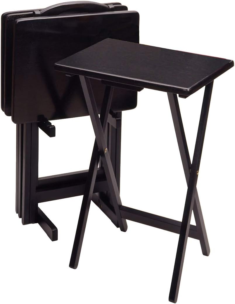 Winsome Alex TV Tables. Black