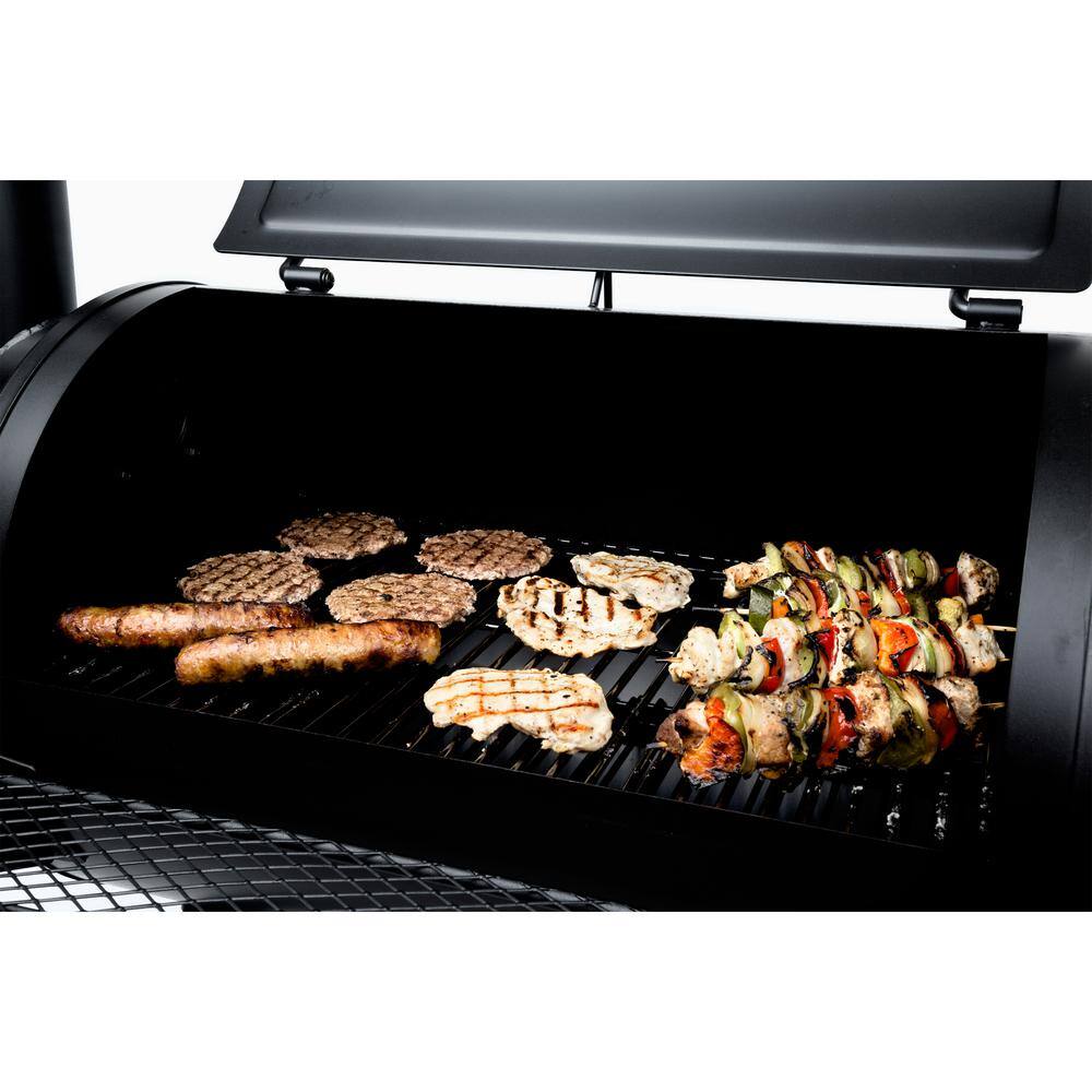 Dyna-Glo DGSS443CB-D Signature Heavy-Duty Compact Barrel Charcoal Grill in Black