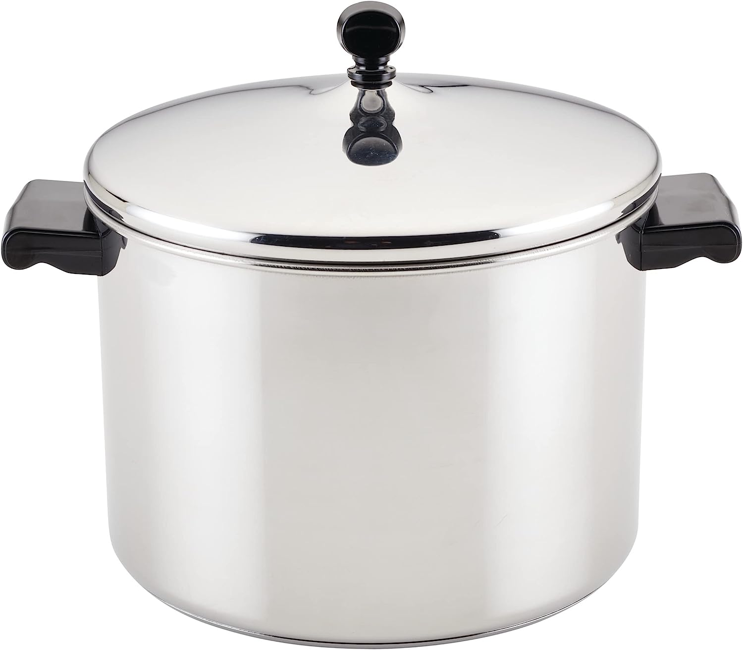 Farberware Classic Stainless Steel 8-Quart Stockpot with Lid. Stainless Steel Pot with Lid. Silver