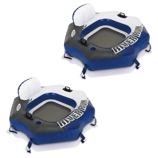 Intex  2-Pack 1-Seat Blue Inflatable Raft