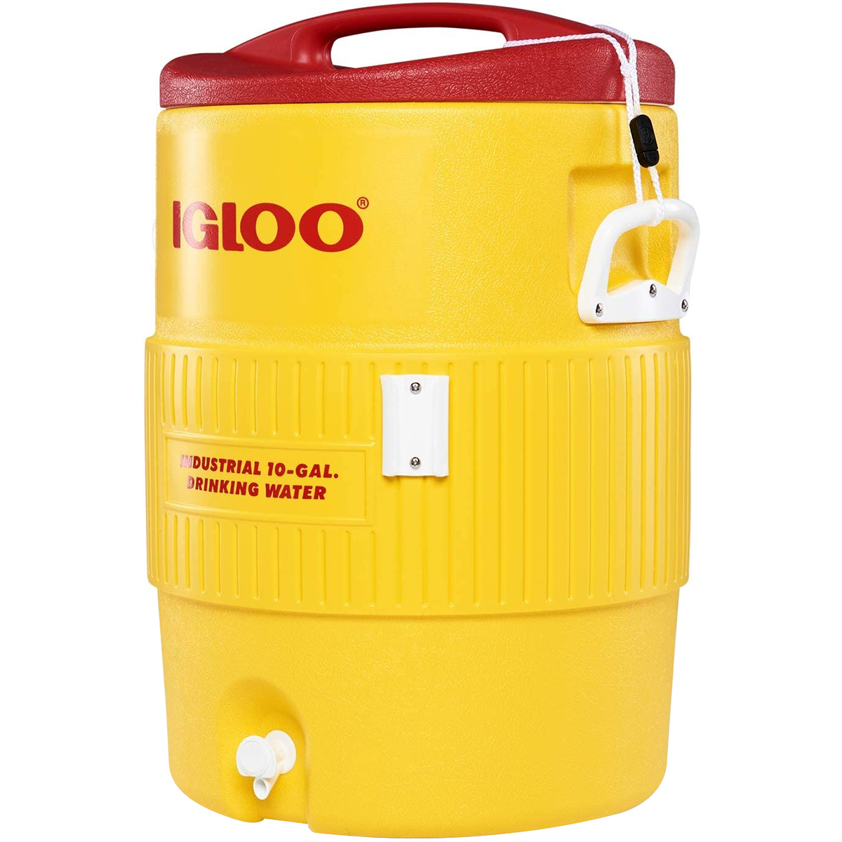IGLOO 10 Gallon Industrial Heavy-Duty Beverage Cooler - Yellow