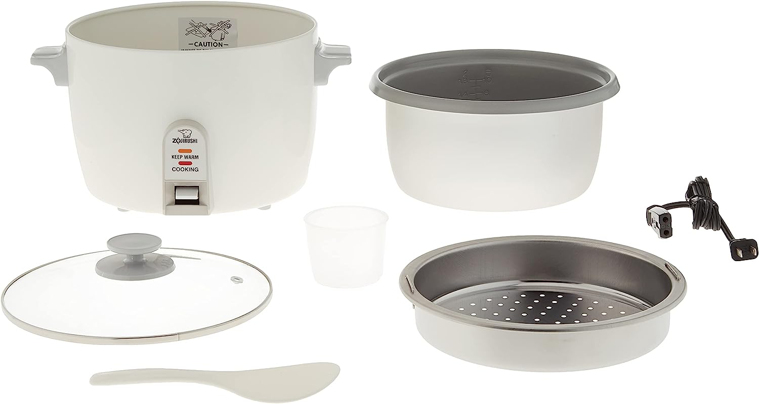 Zojirushi NHS-18 10-Cup (Uncooked) Rice Cooker.White