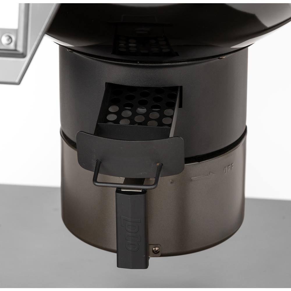 LOCO 2023060125 22 in. SmartTemp Kettle Charcoal Grill in Black with Cart