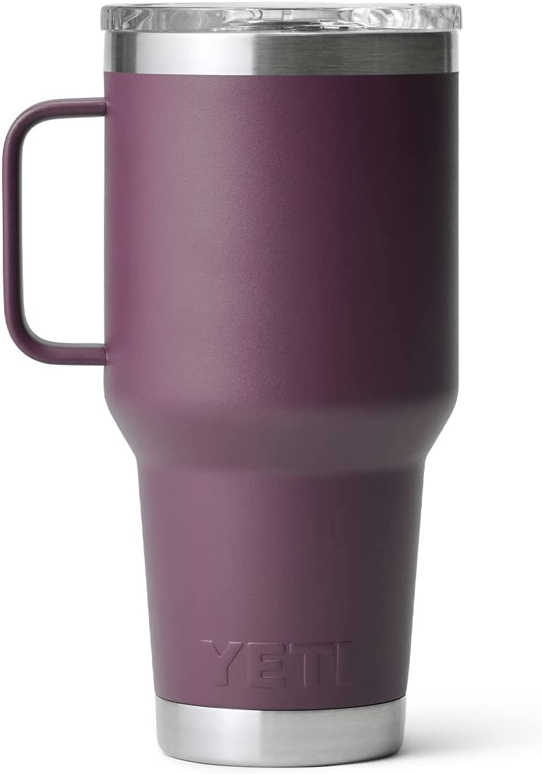 YETI Rambler 30 oz Travel Mug. Stainless Steel. Vacuum Insulated with Stronghold Lid. Nordic Purple