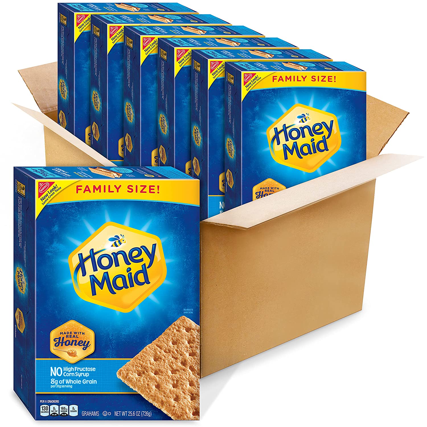 Honey Maid Honey Graham Crackers. Gingerbread House Cookies. Family Size. 6 - 25.6 oz Boxes
