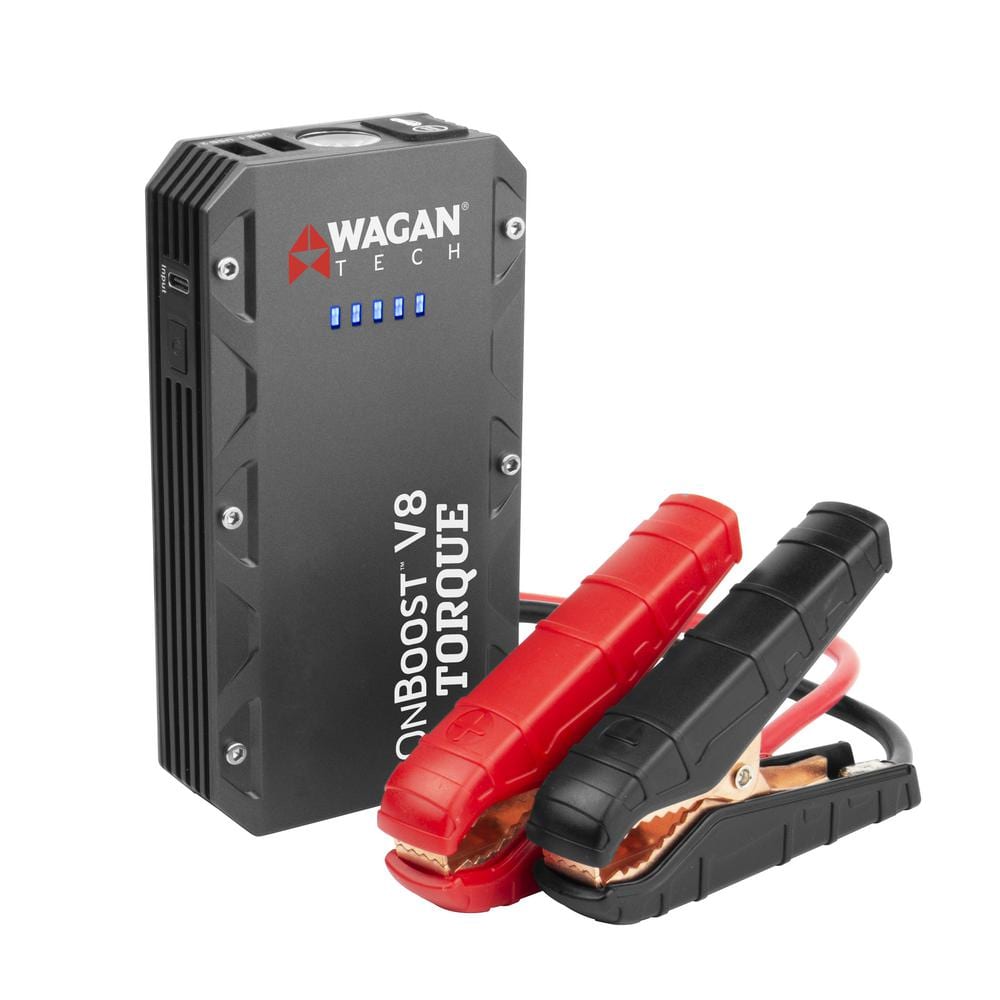 Wagan Tech EL7505 iOnBoost V8 Torque Jump Starter 800 Amp Peak
