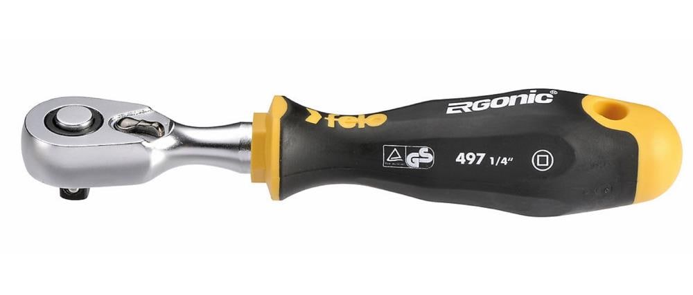 Felo 27-Piece 72-Tooth 1/4-in Drive Interchangeable Ratchet Set