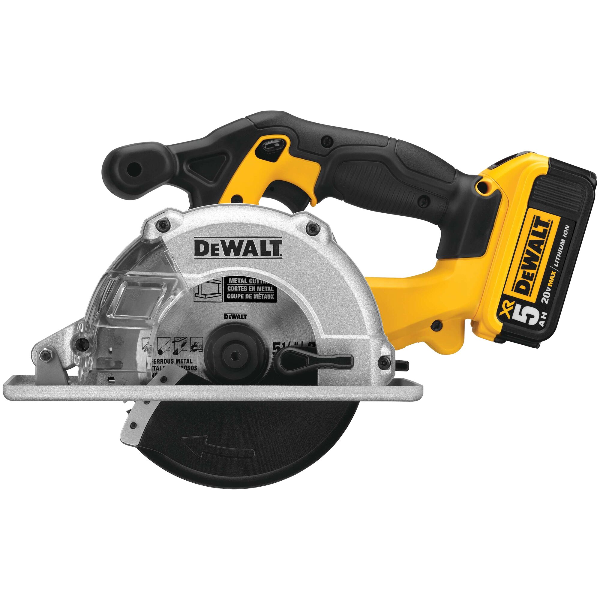 DEWALT DCS373P2 20-volt Max 5-1/2-in Cordless Circular Saw Kit Circular Saw (2-Batteries and Charger Included)