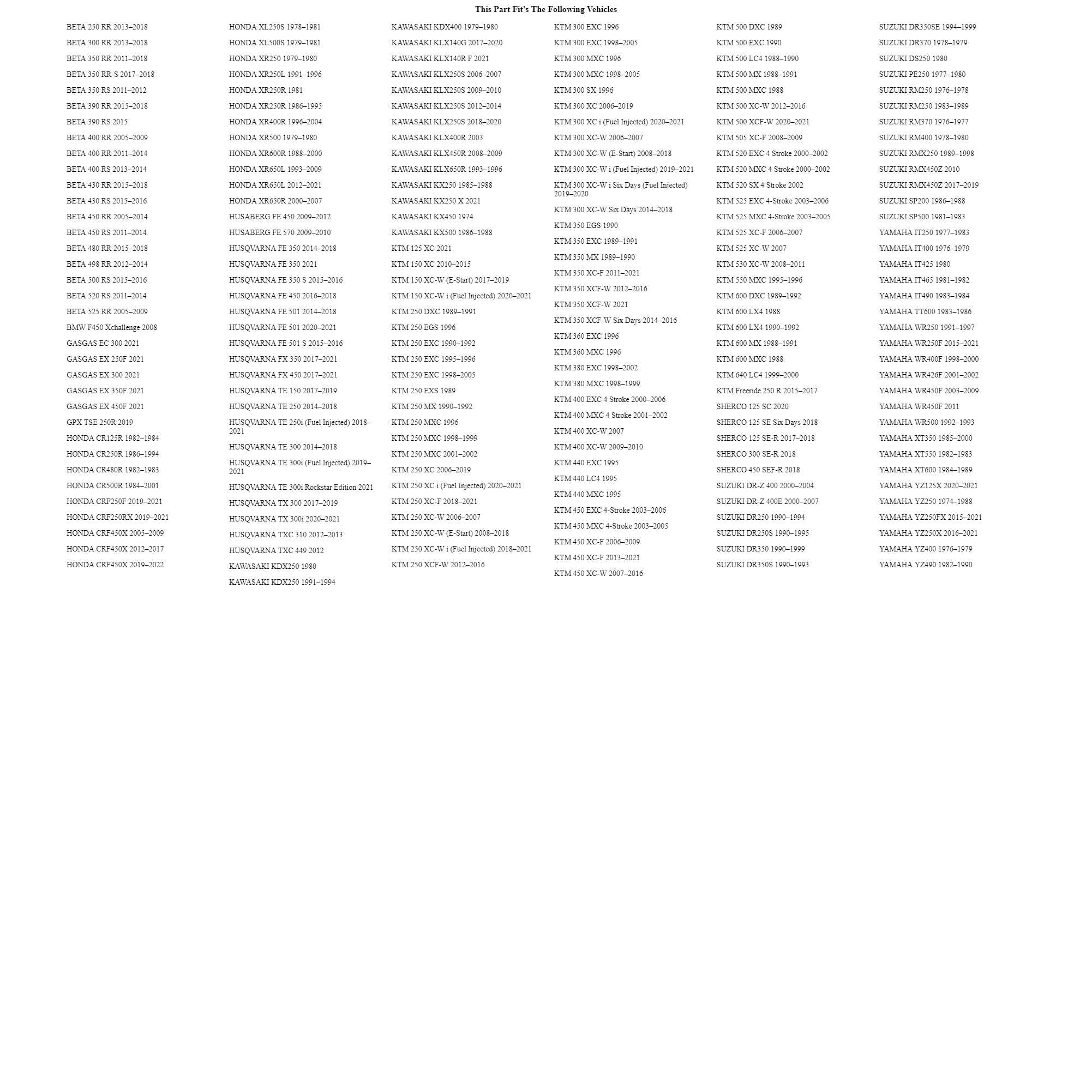 110/100-18 Bridgestone Battlecross X40 Intermediate-Hard Terrain Rear Tire