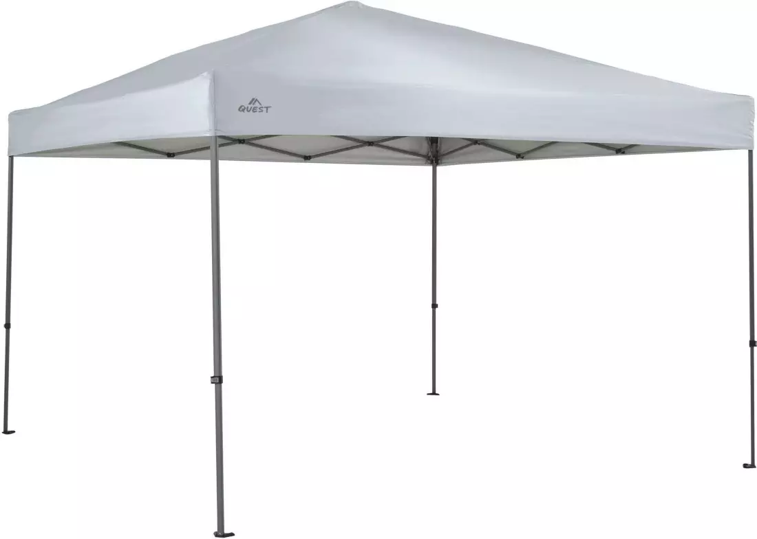 Quest Q100 10′ x 10′ Quick Lift Straight Leg Canopy - White