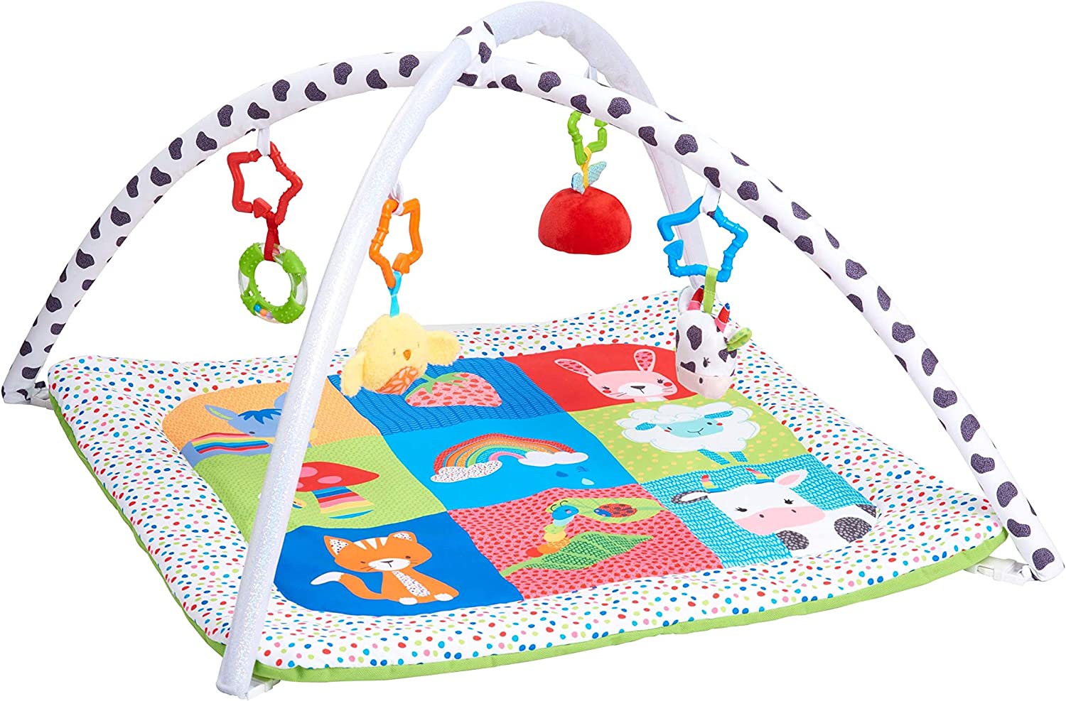 Early Learning Centre Blossom Farm Playmat & Arch. Physical Development. Hand Eye Coordination. Stimulates Senses. Baby Toys 0+ Months. by Just Play