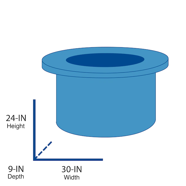 Sunnydaze Decor NB-FFP30 30-in W Bronze Steel Wood-Burning Fire Pit