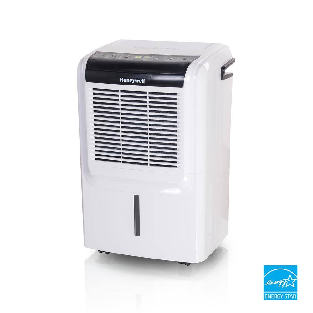 Honeywell DH70PWKN 50 Pint Energy Star Dehumidifier with Anti-Spill Design. Fan and 5 Year Warranty