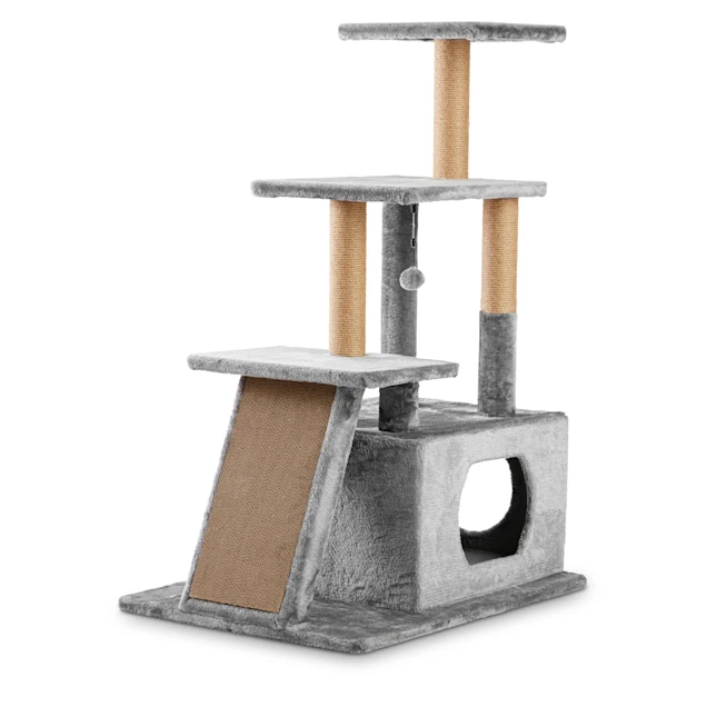 EveryYay Lookout Loft 4-Level Cat Tree for Big & Senior Cats. 34″ L X 24″ W X 46″ H