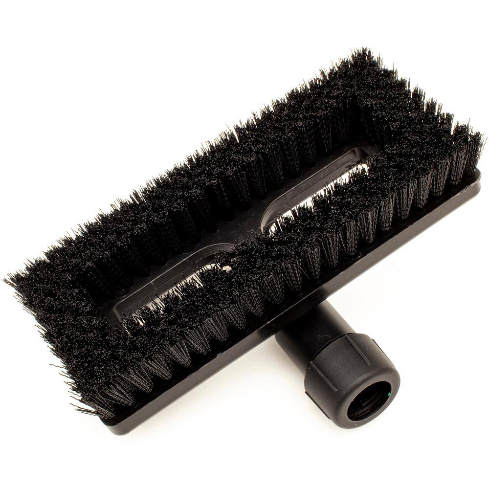 CFS Brands 3638831EC03 Sparta 8 in. Black Polyester Swivel Scrub Brush with Polypropylene Casing (6-Pack)
