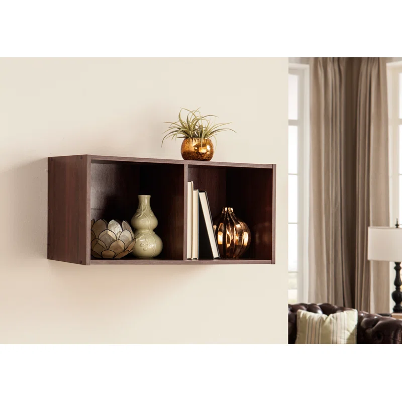 ClosetMaid 1023 Cubeicals Organizer. 2-Cube. Dark Cherry