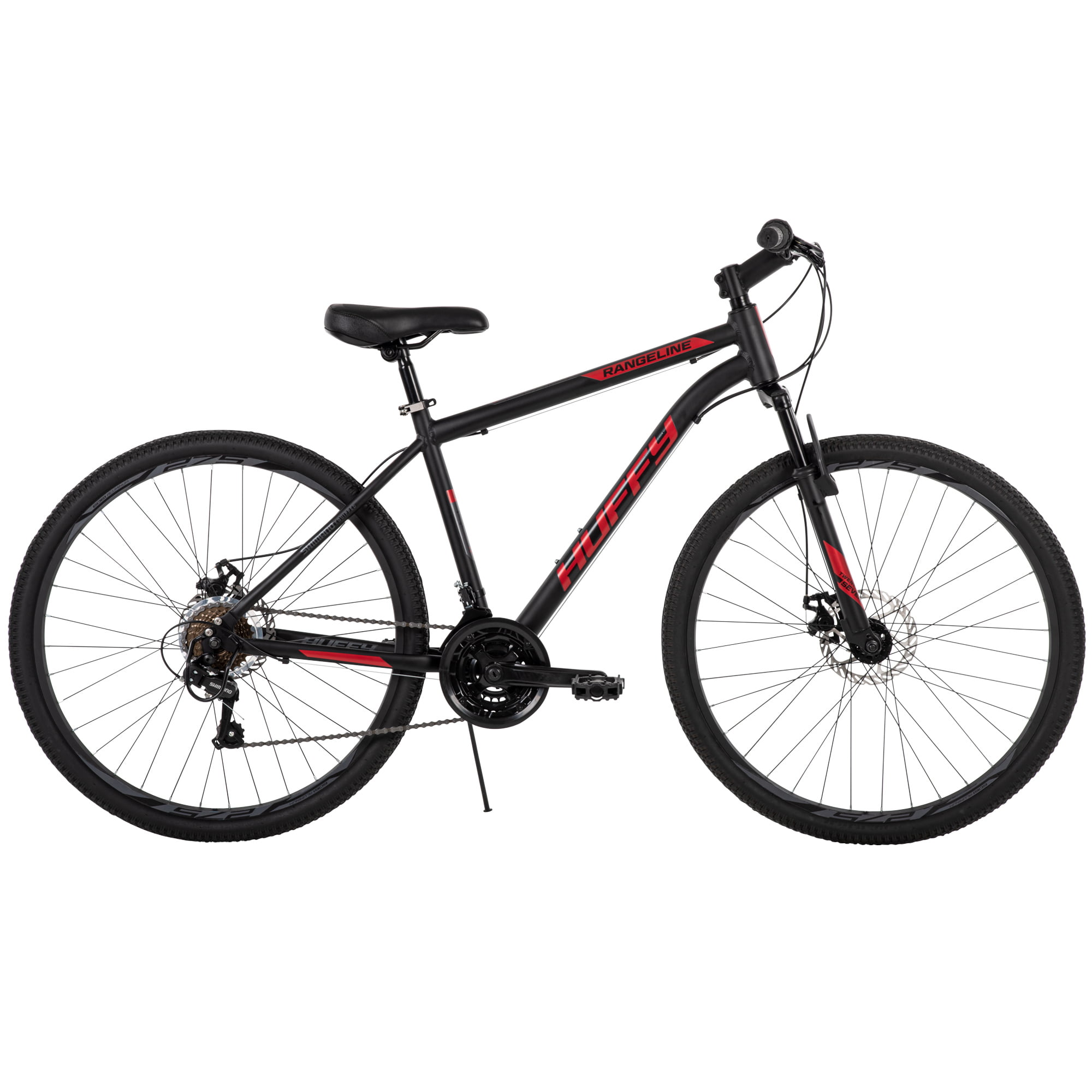 Huffy 27.5 in. Rangeline Men-s Mountain Bikes. Black and Red