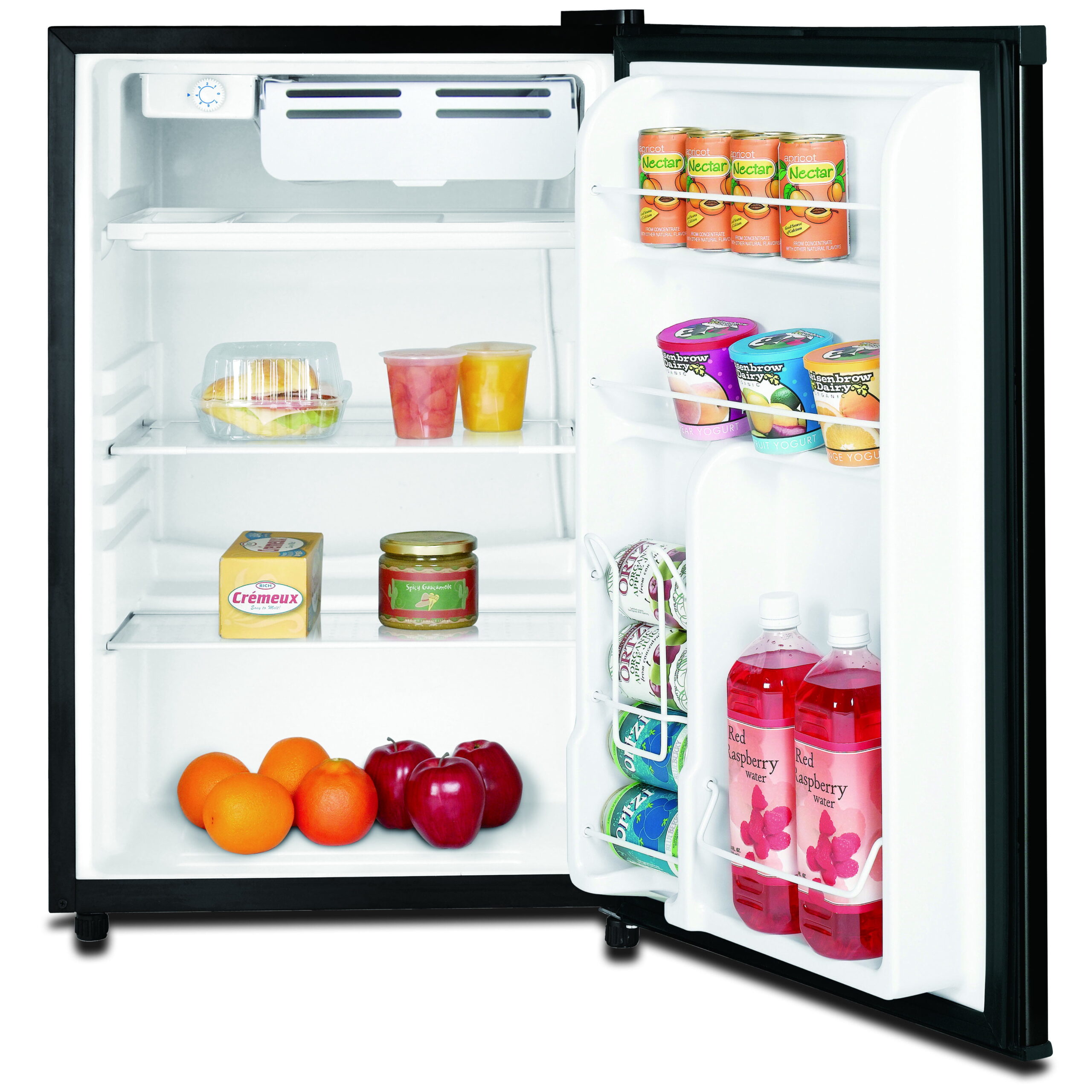 RCA 4.5 Cu ft Single Door Compact Refrigerator RFR464. Black