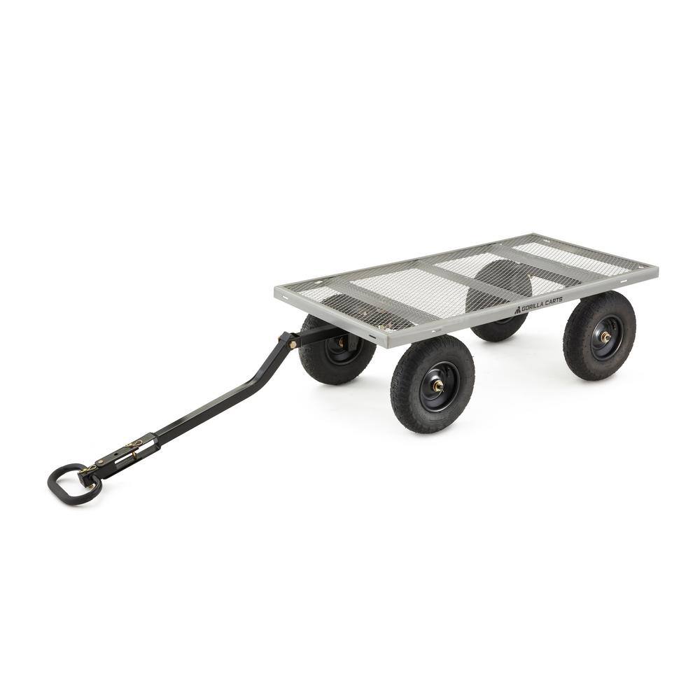 GORILLA CARTS GOR1001-COM 1.000 lb. Heavy-Duty Steel Utility Cart