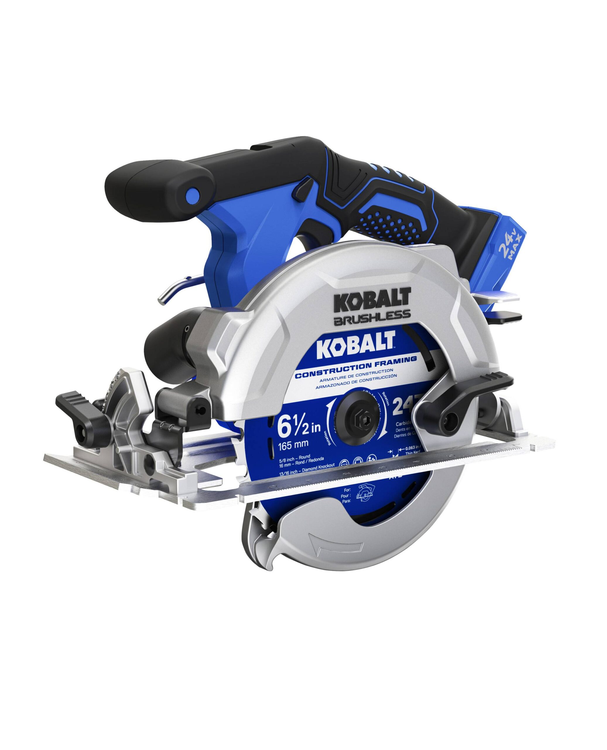 Kobalt 24-volt Max 6-1/2-in Cordless Circular Saw