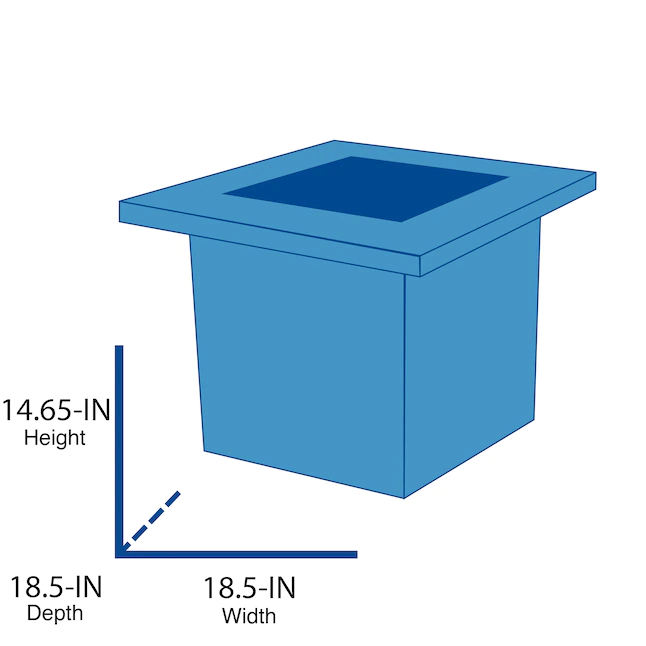 Bond  Bond Signature 18.5-in W 54000-BTU Bronze Portable Steel Propane Gas Fire Pit