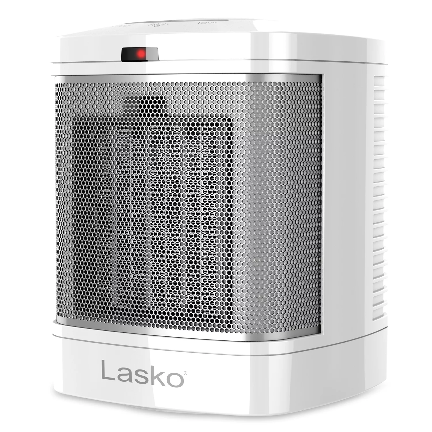 Lasko CD08200 1500W Bathroom Space Heater with ALCI Safety Plug and Timer. White