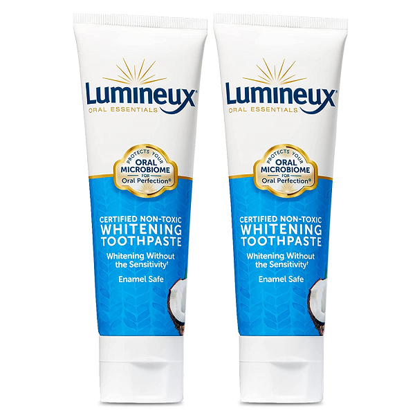 Lumineux Oral Essentials Teeth Whitening Toothpaste 2 PCK | Certified Non Toxic