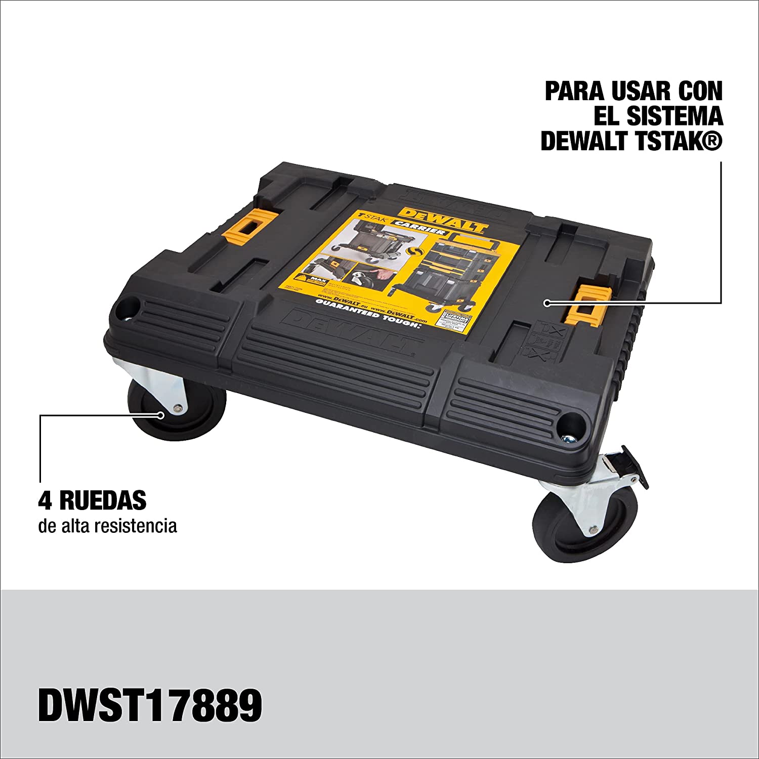 DEWALT TSTAK Tool Storage Organizer Cart (DWST17889) . Black