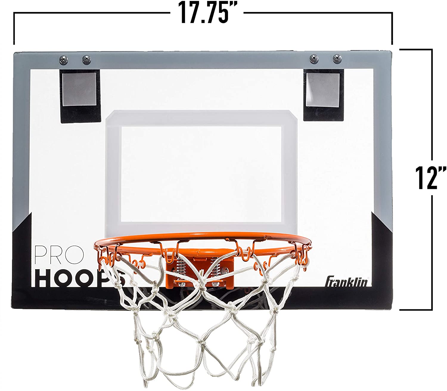 Franklin Sports Over The Door Basketball Hoop. Accessories Included