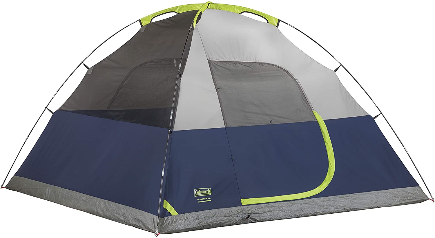 Coleman Sundome 6-Person Dome Camping Tent. Navy Blue