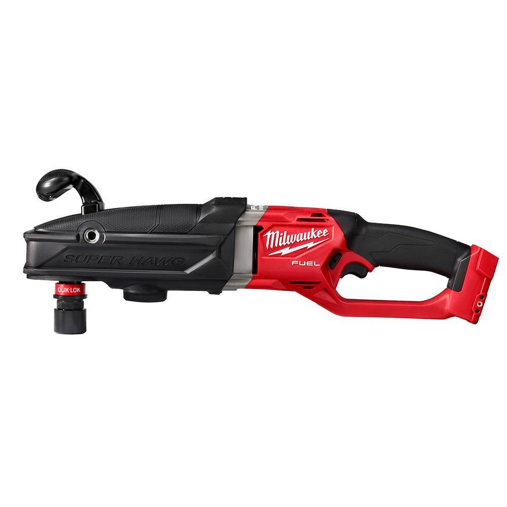 Milwaukee 2811-20 M18 FUEL 18V Lithium-Ion Brushless Cordless GEN 2 SUPER HAWG 7/16 in. Right Angle Drill (Tool-Only)