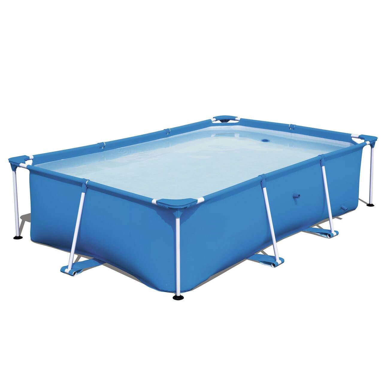 8.5ft x 5.5ft Rectangular Framed Above Ground Swimming Pool with Filter Pump