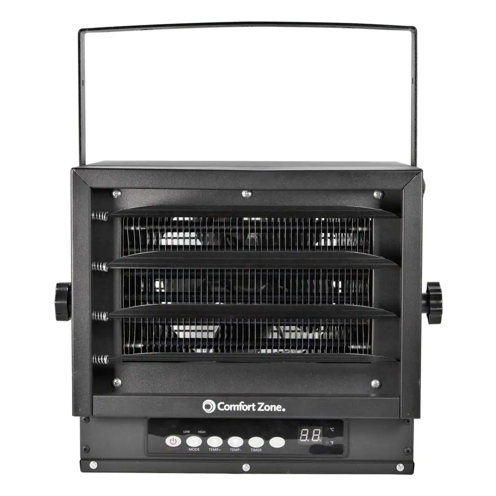 Comfort Zone CZ230ERBK-EU 7500-Watt Electric Digital Fan Forced Ceiling Mount Heater