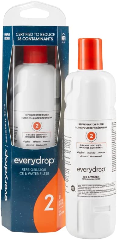 everydrop by Whirlpool Ice and Water Refrigerator Filter 2. EDR2RXD1. Single-Pack