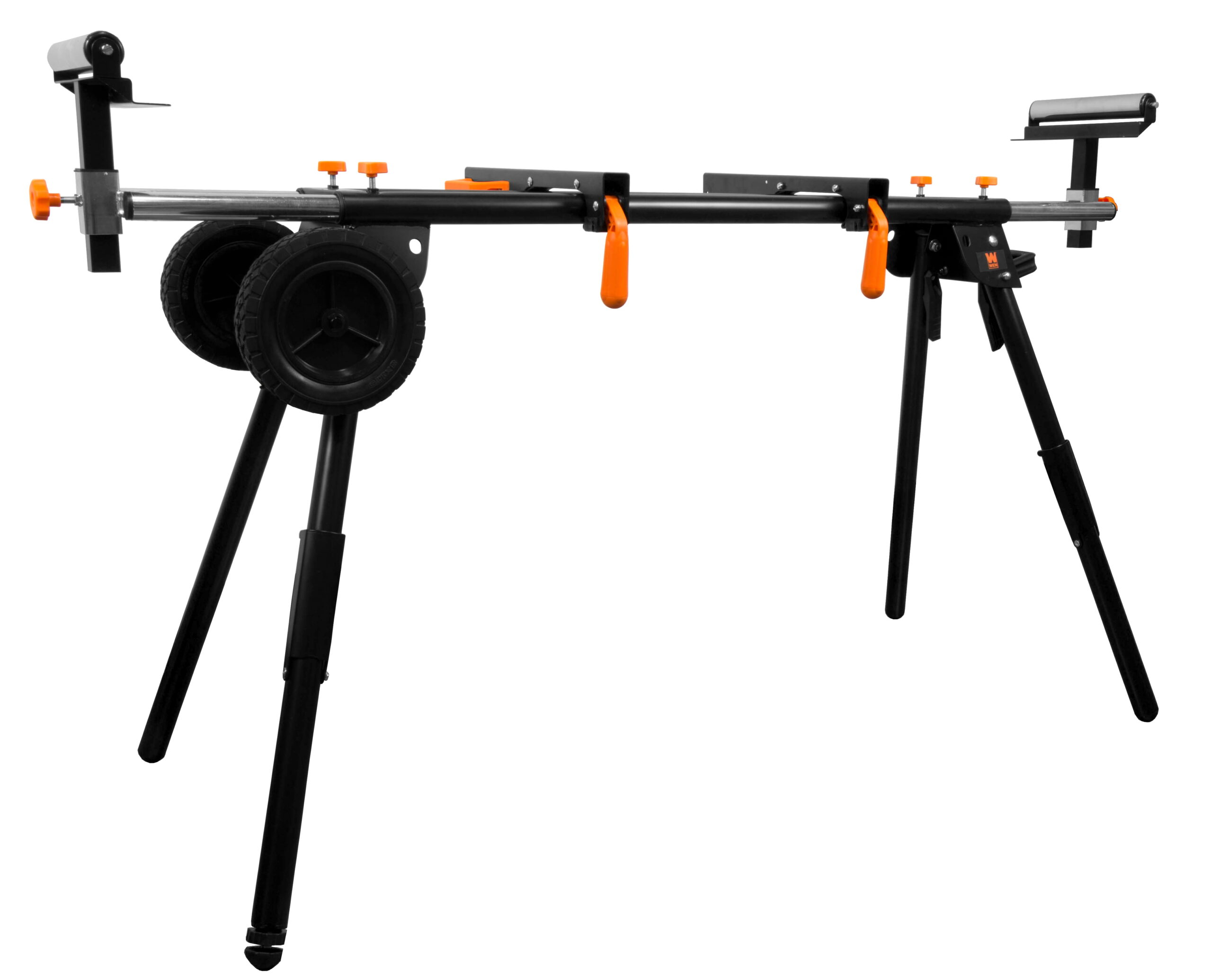 WEN Collapsible Rolling Miter Saw Stand with 3 Onboard Outlets. MSA330