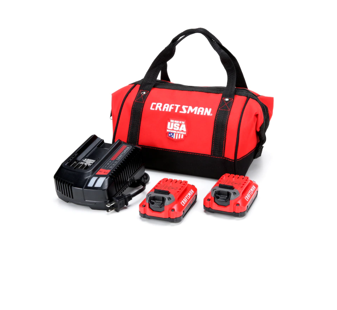 CRAFTSMAN CMCF820D2 V20 20-volt Max Variable Speed Brushless Cordless Impact Driver (2-Batteries Included)