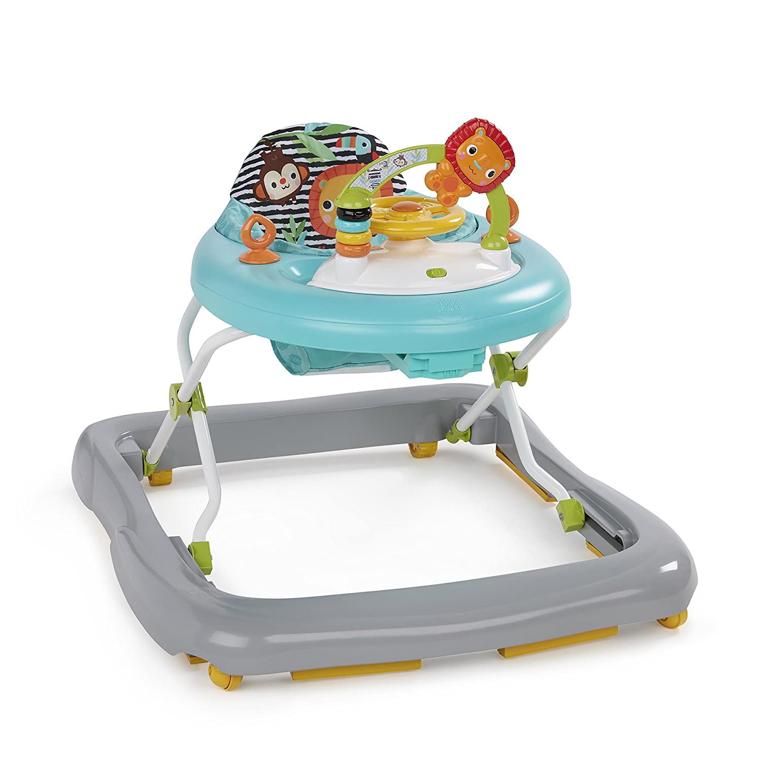 Bright Starts Zig Zag Zebra Walker with Easy Fold Frame for Storage. Ages 6 months +