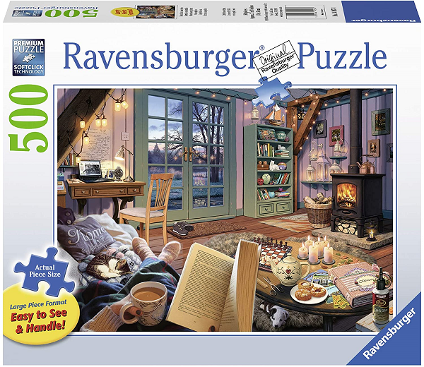 Ravensburger Cozy Retreat 500 Piece Large Format Jigsaw Puzzle for Adults