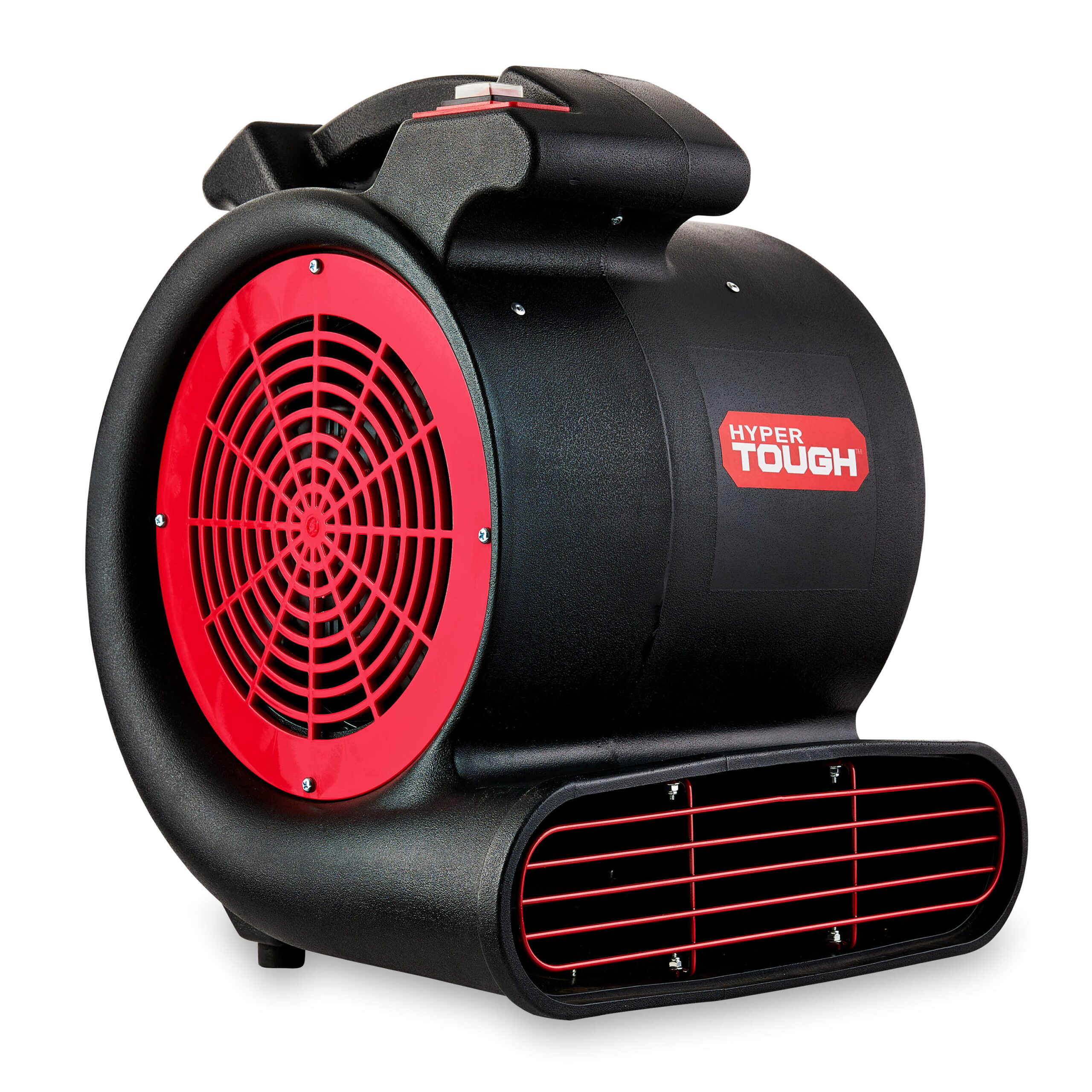 Hyper Tough 1/4 HP 2-Speed Utility Fan. Air Mover. Floor Carpet Dryer with 15ft Powercord. Black