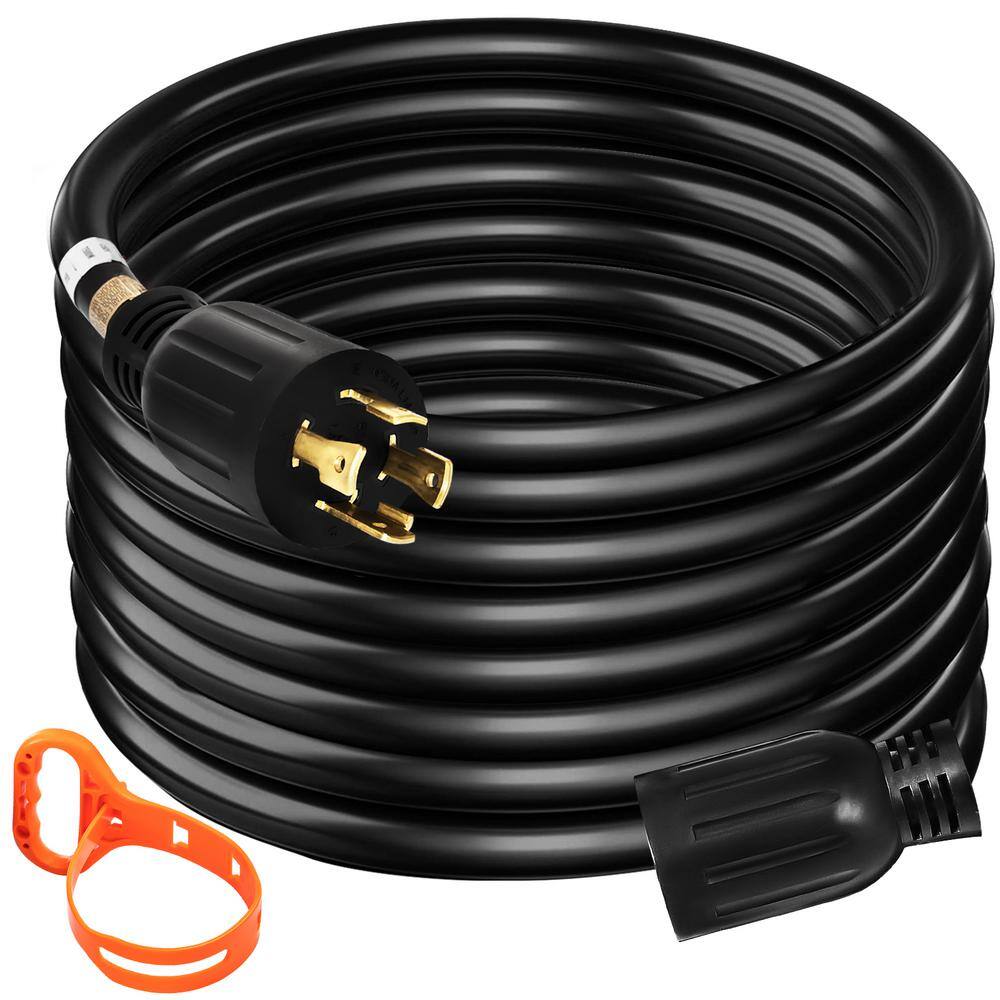 VEVOR FDJYCX50FT30A0001V1 50 ft. Generator Extension Cord 250-Volt 30 Amp Generator Cord UL Listed Generator Power Cord with Twist Lock Connectors