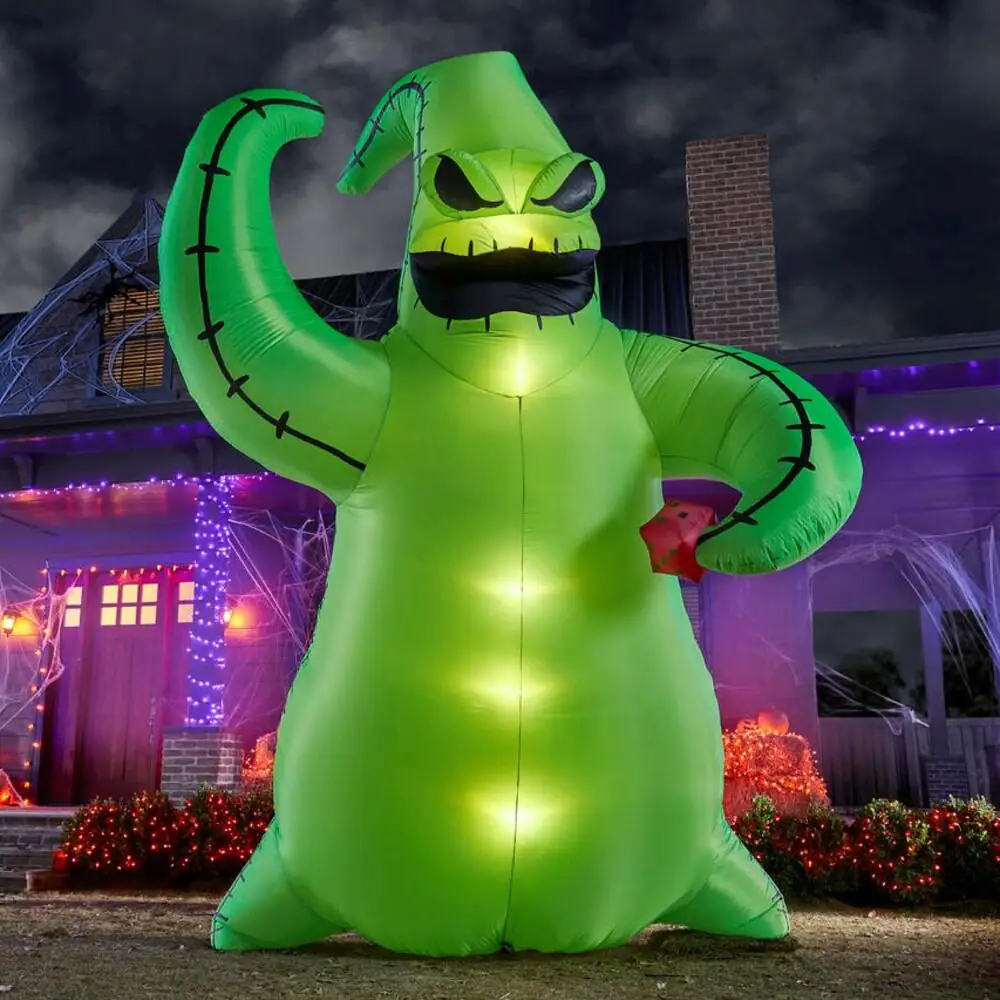 Disney 22GM29713 14 ft Giant Oogie Boogie with Dice Halloween Inflatable