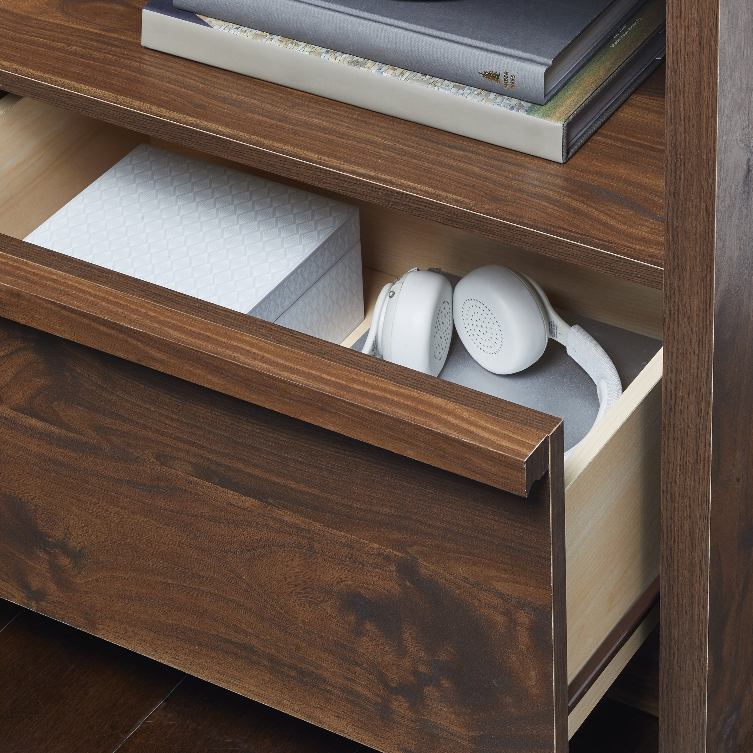 Better Homes and Gardens Montclair 6-Drawer Dresser. Vintage Walnut Finish