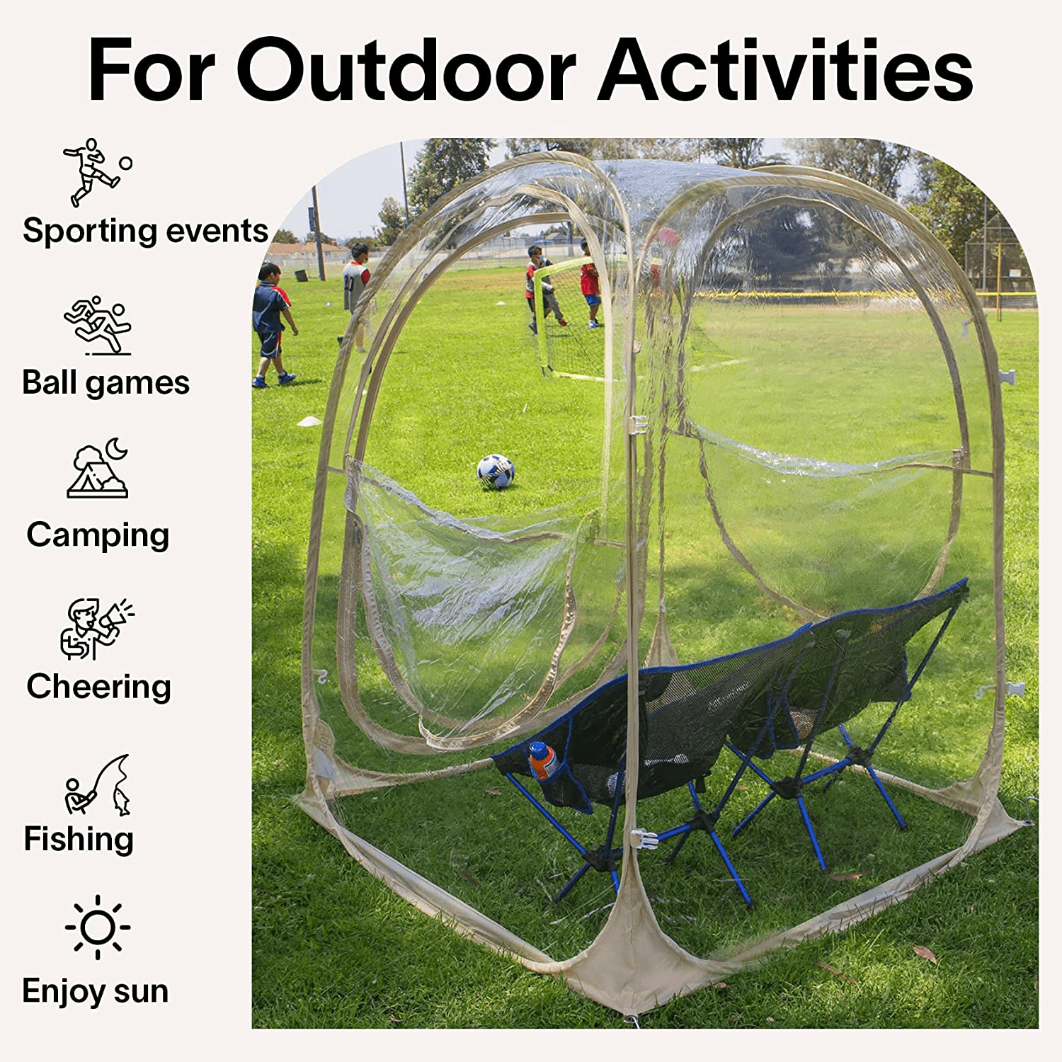 Sports Tent Weather Pop Up Pod Shelter 2 person