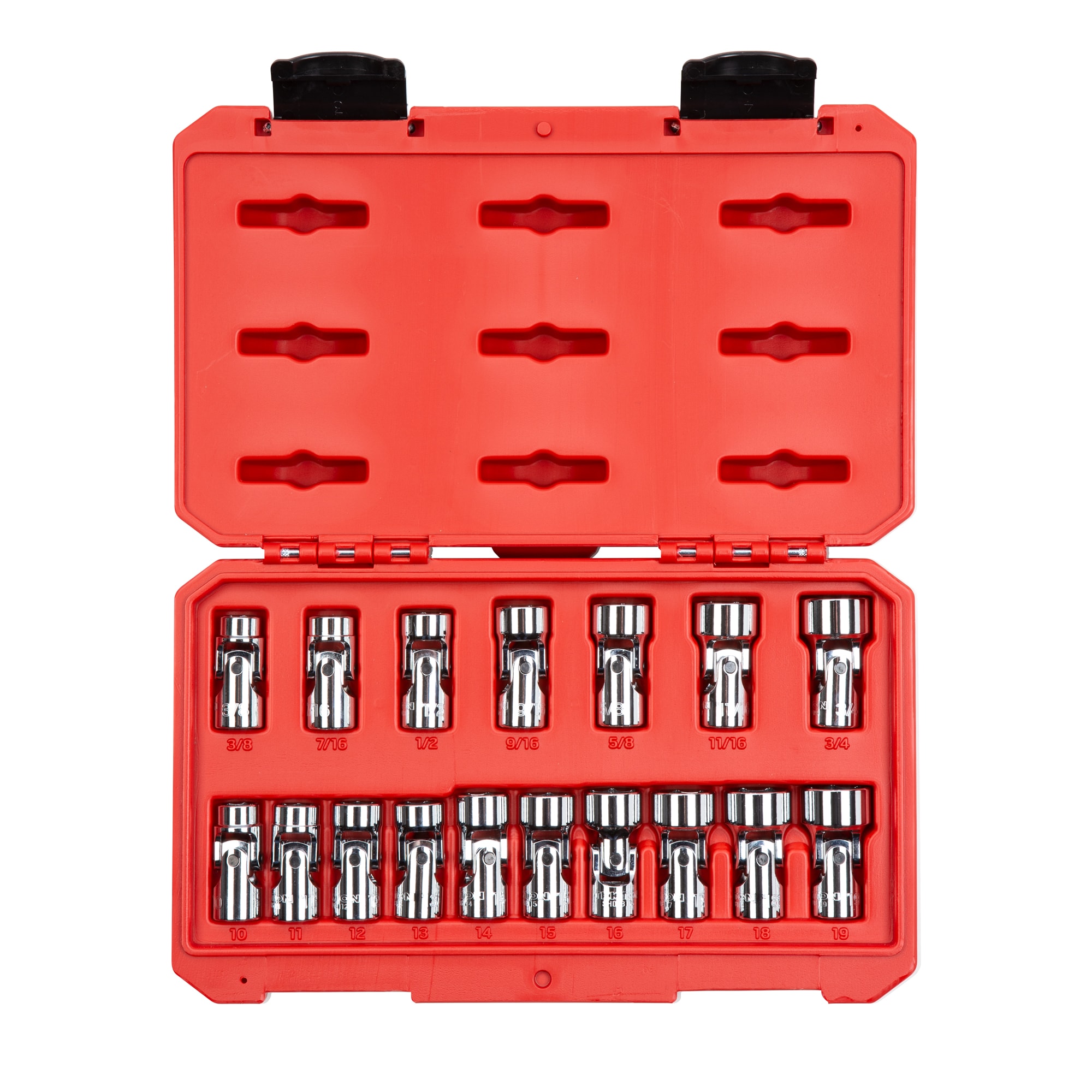 TEKTON 17-Piece Standard (SAE) and Metric 3/8-in Drive 6-point Set Intermediate Socket Set