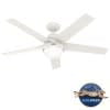 Hunter Fan Company Aerodyne Smart 52″ Indoor Ceiling Fan w/ LED Light