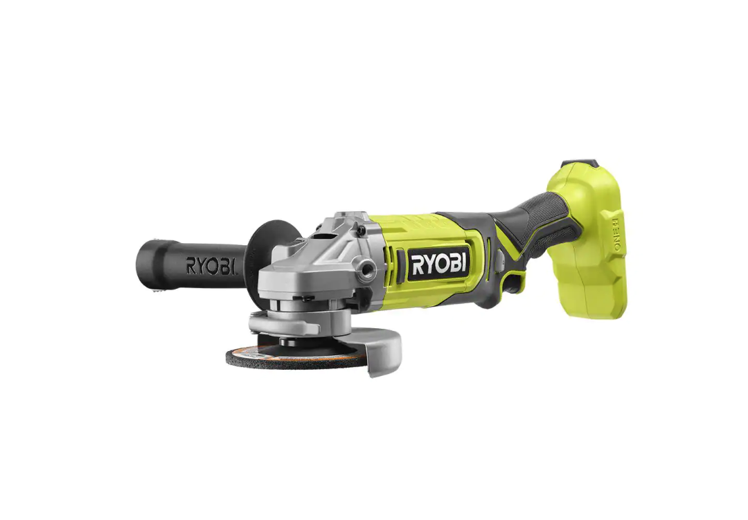 RYOBI PCL445B ONE+ 18V Cordless 4-1/2 in. Angle Grinder (Tool Only)